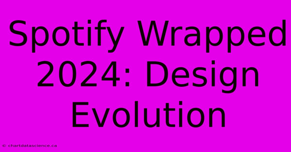 Spotify Wrapped 2024 Design Evolution