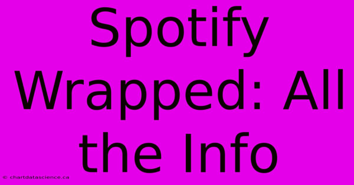 Spotify Wrapped: All The Info