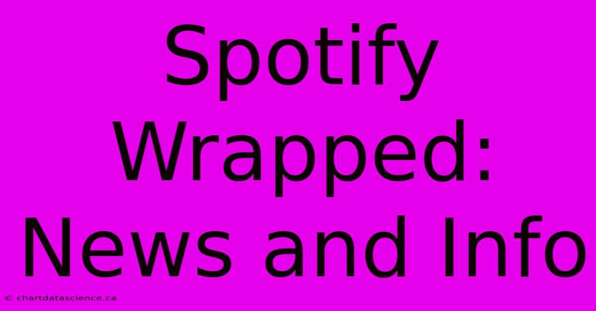 Spotify Wrapped: News And Info