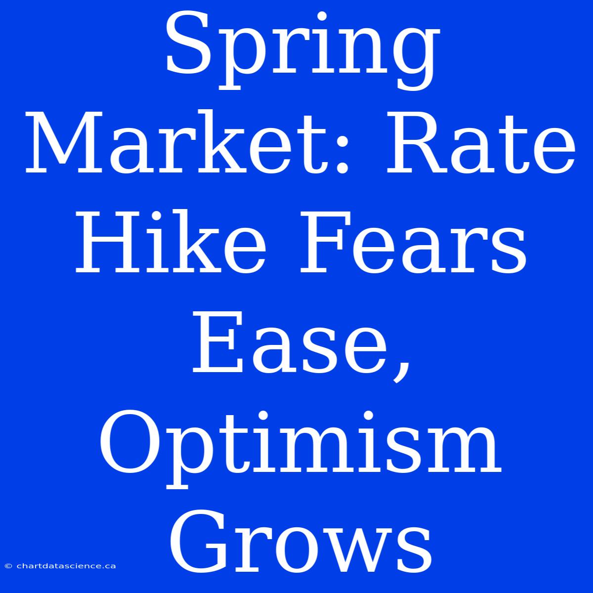 Spring Market: Rate Hike Fears Ease, Optimism Grows