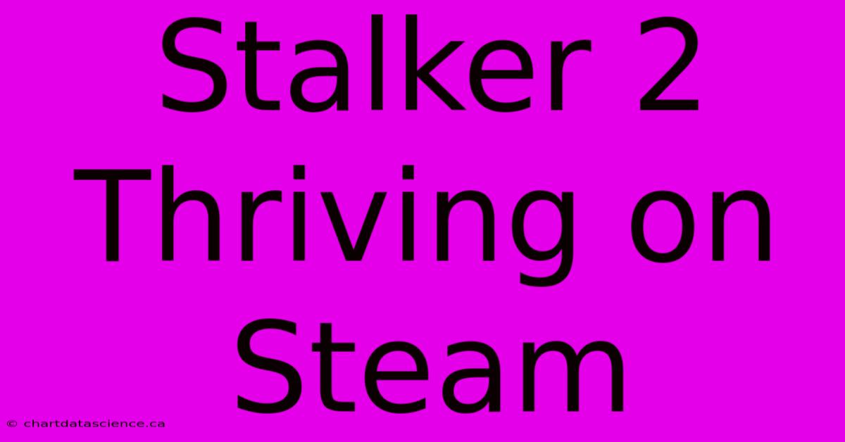 Stalker 2 Thriving On Steam