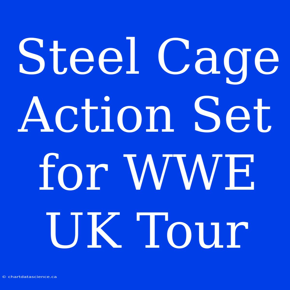 Steel Cage Action Set For WWE UK Tour