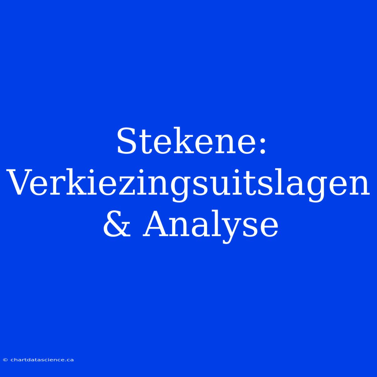 Stekene: Verkiezingsuitslagen & Analyse