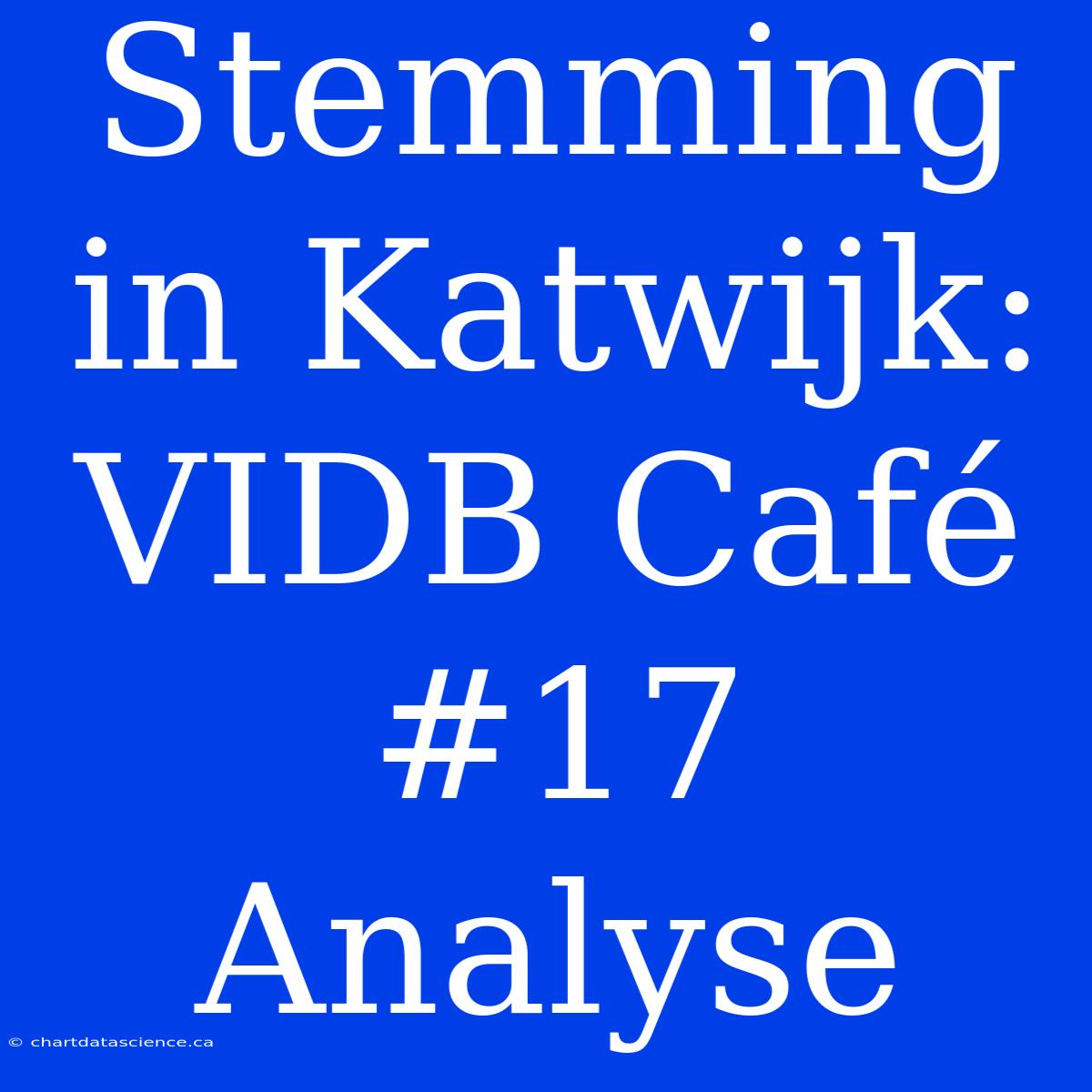 Stemming In Katwijk: VIDB Café #17 Analyse