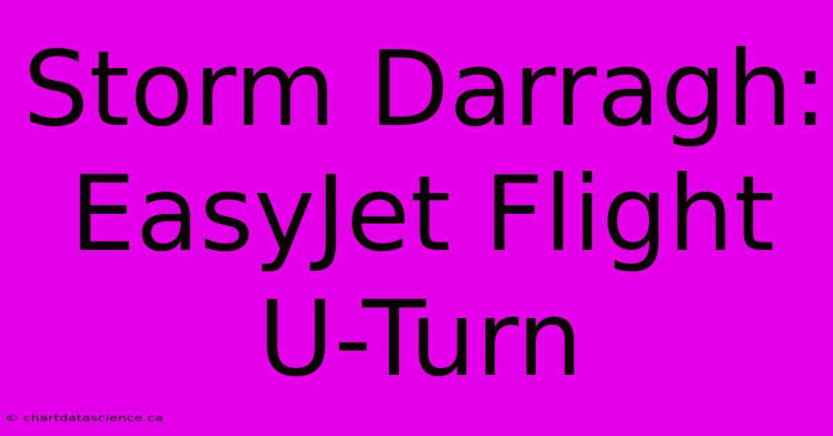 Storm Darragh: EasyJet Flight U-Turn