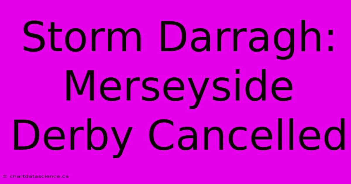 Storm Darragh: Merseyside Derby Cancelled