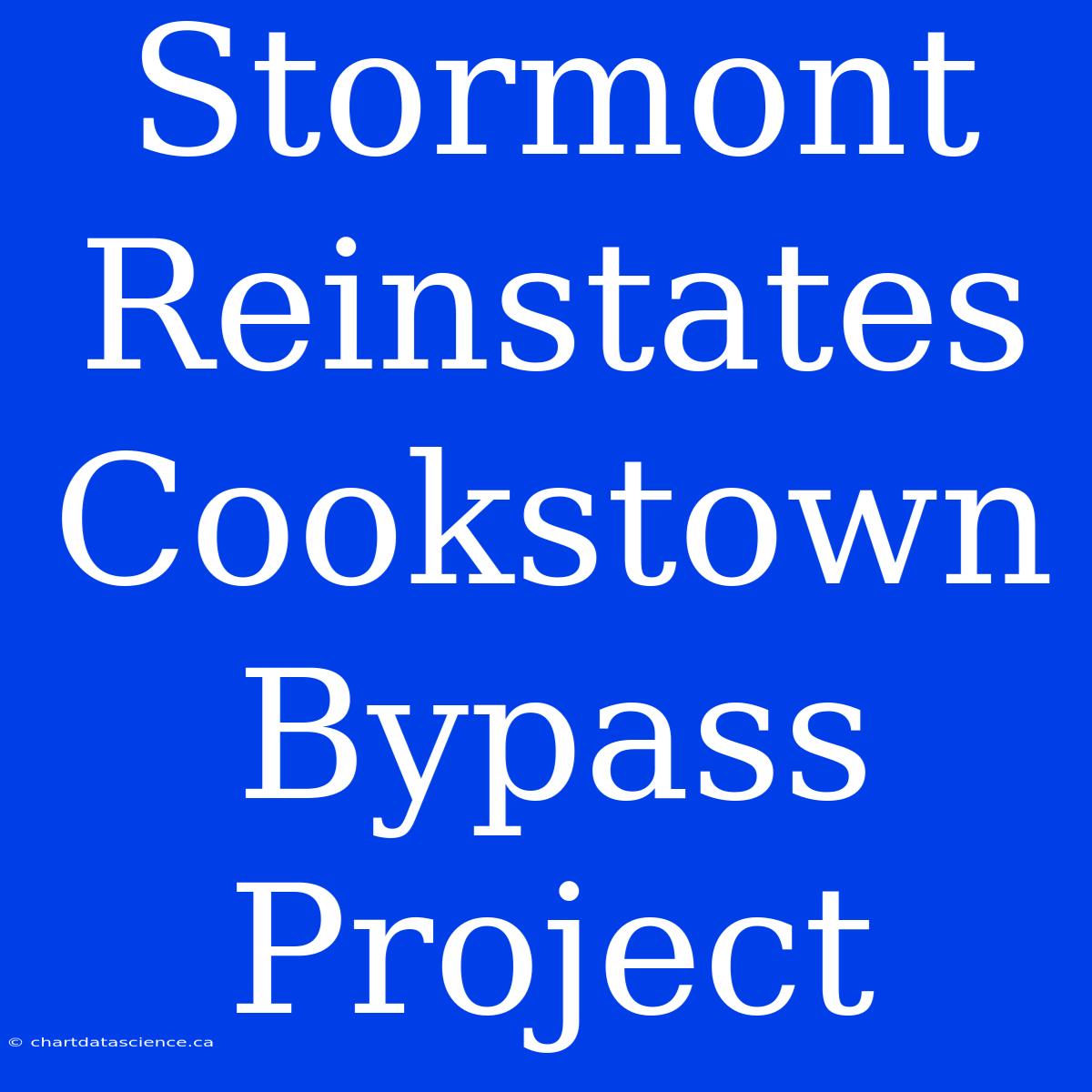 Stormont Reinstates Cookstown Bypass Project