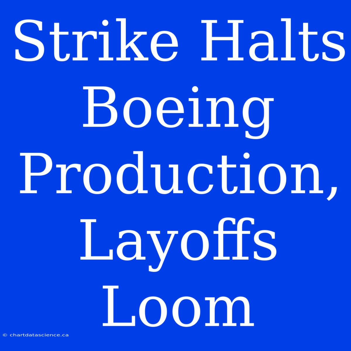 Strike Halts Boeing Production, Layoffs Loom