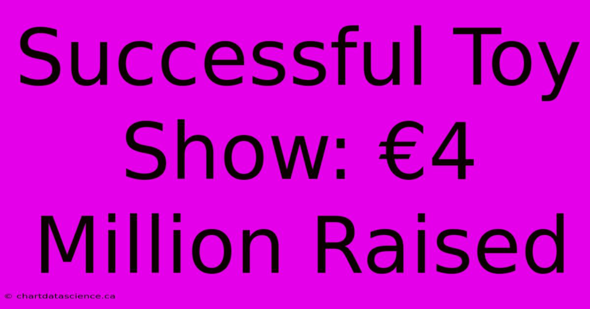 Successful Toy Show: €4 Million Raised