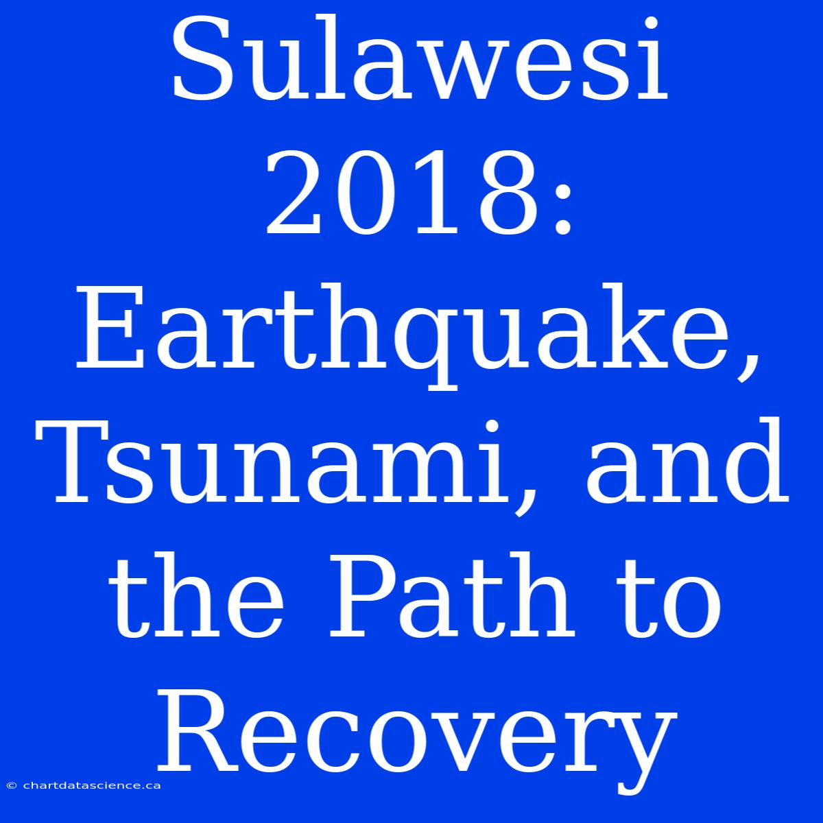 Sulawesi 2018: Earthquake, Tsunami, And The Path To Recovery