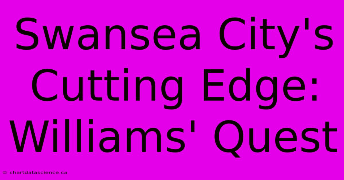 Swansea City's Cutting Edge: Williams' Quest