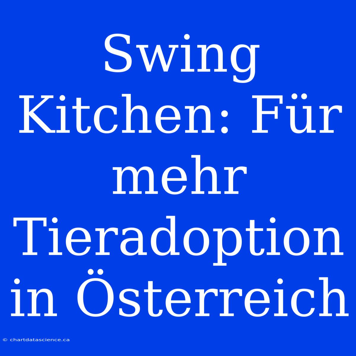 Swing Kitchen: Für Mehr Tieradoption In Österreich