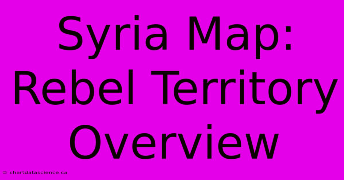 Syria Map: Rebel Territory Overview