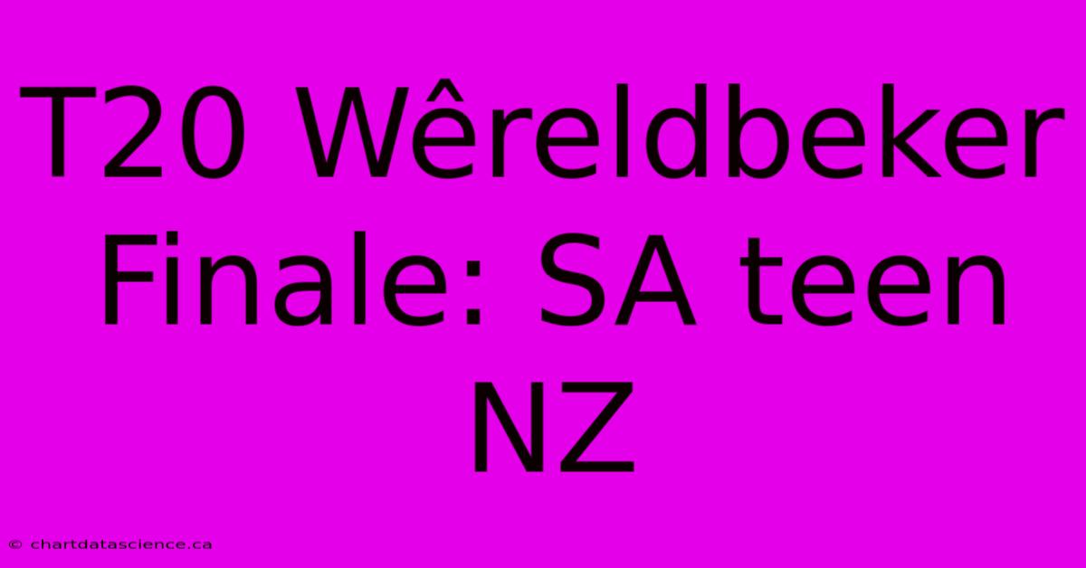 T20 Wêreldbeker Finale: SA Teen NZ