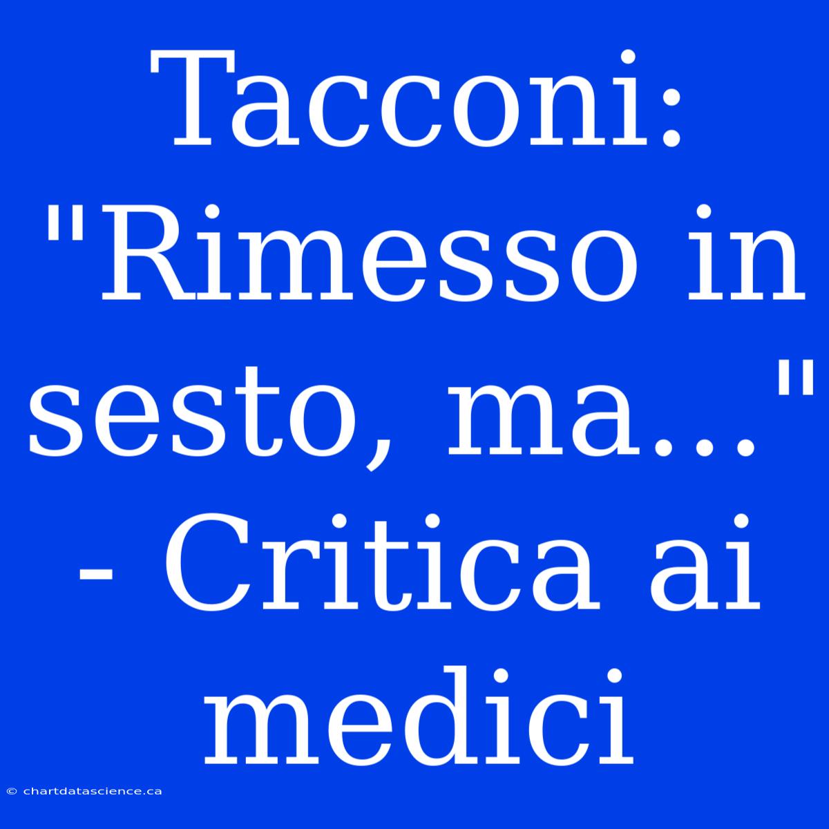 Tacconi: 