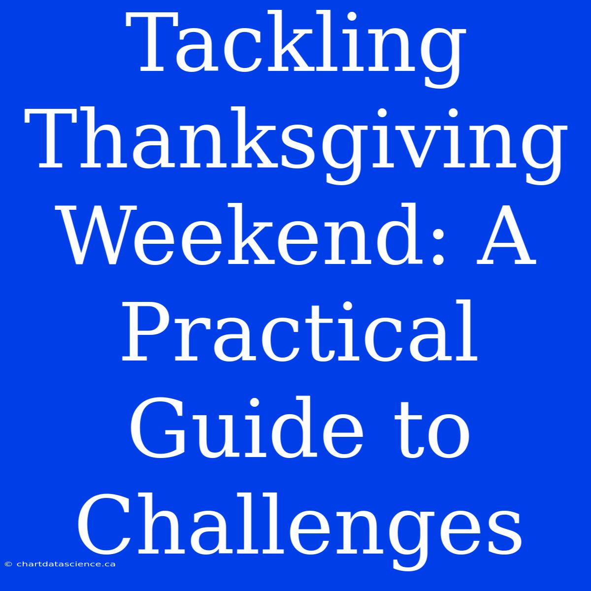 Tackling Thanksgiving Weekend: A Practical Guide To Challenges