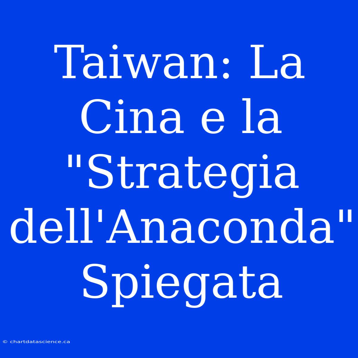 Taiwan: La Cina E La 