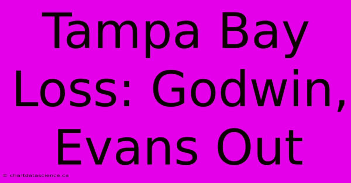 Tampa Bay Loss: Godwin, Evans Out