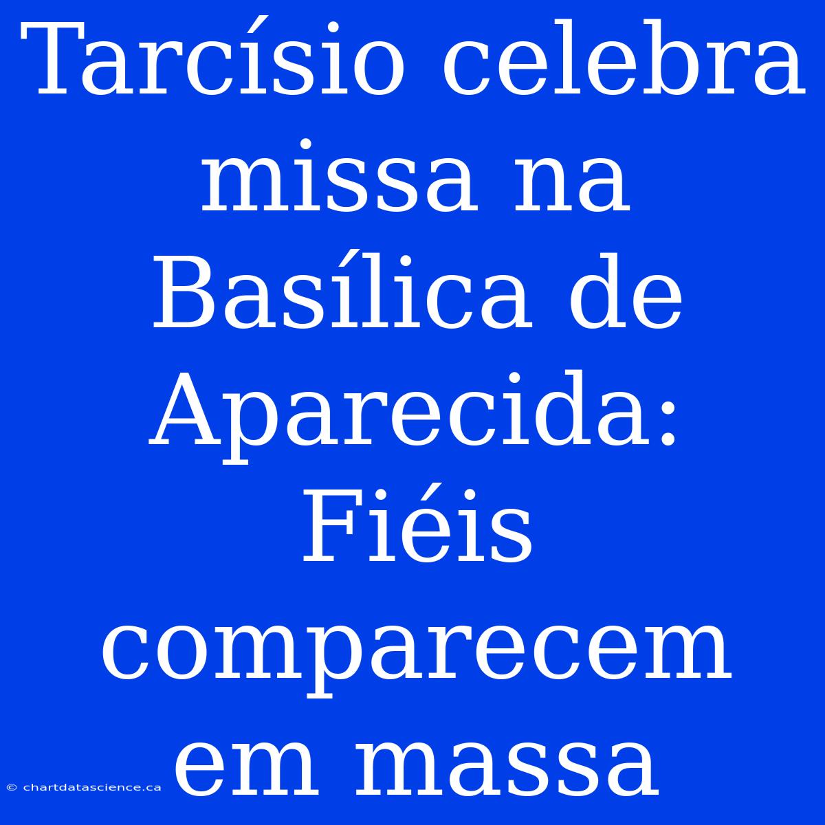 Tarcísio Celebra Missa Na Basílica De Aparecida: Fiéis Comparecem Em Massa