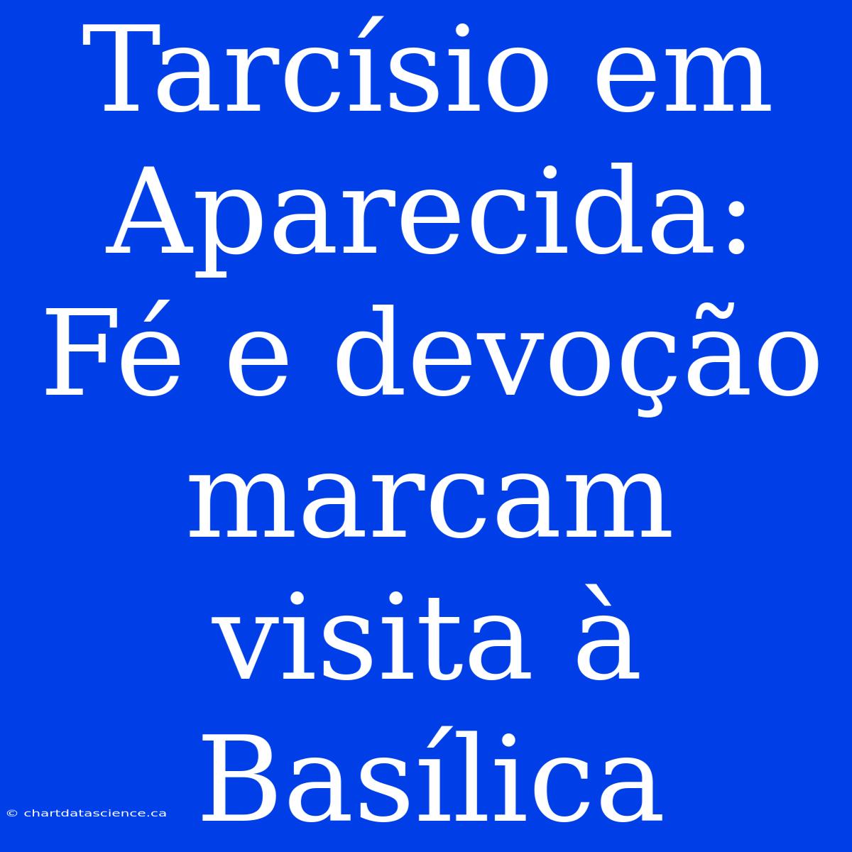 Tarcísio Em Aparecida: Fé E Devoção Marcam Visita À Basílica