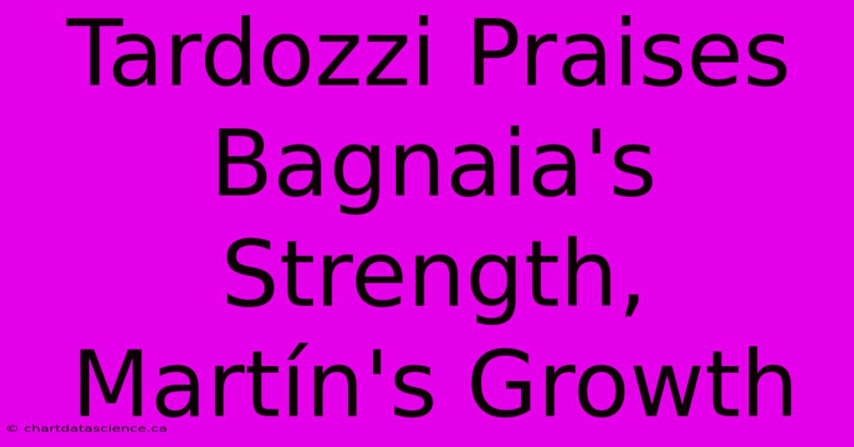 Tardozzi Praises Bagnaia's Strength, Martín's Growth