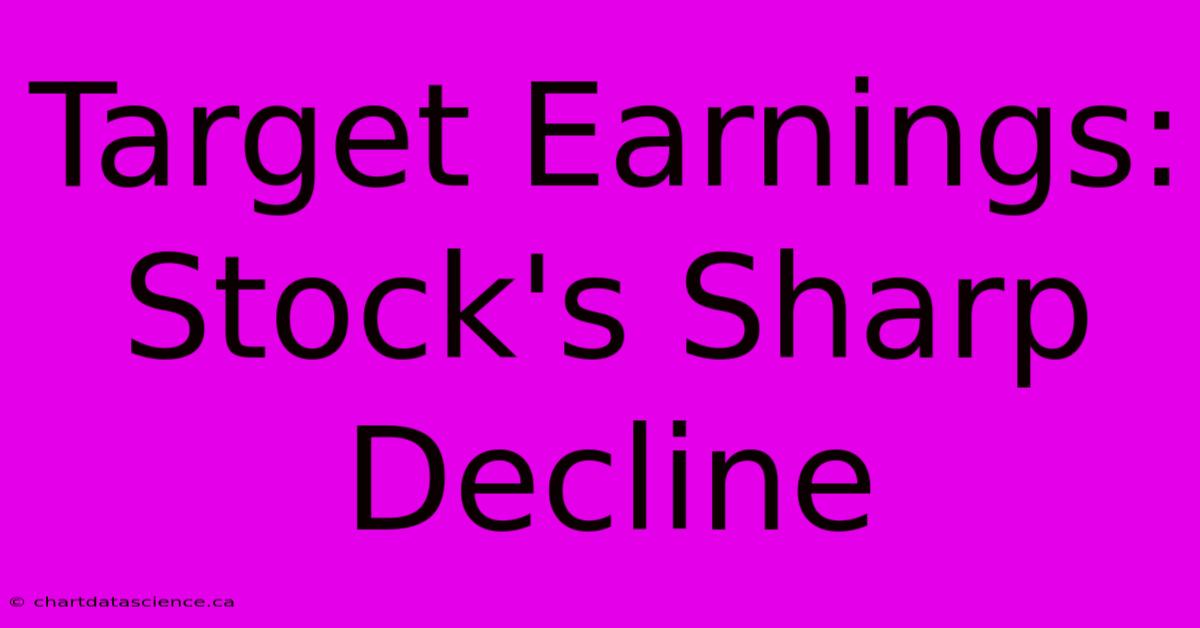 Target Earnings: Stock's Sharp Decline