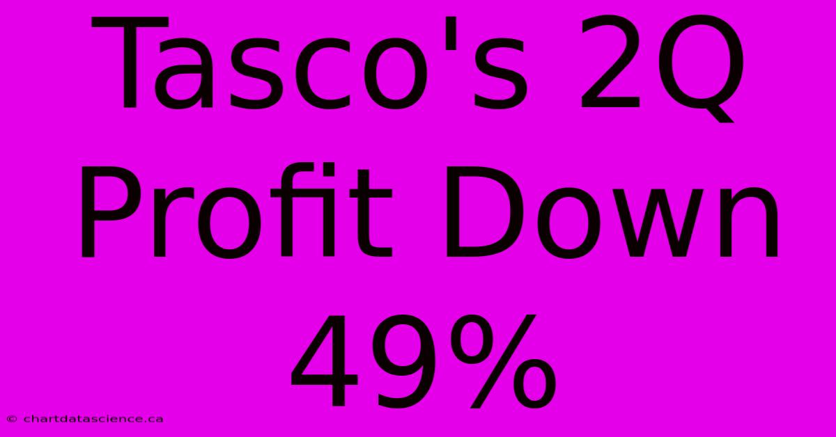 Tasco's 2Q Profit Down 49% 