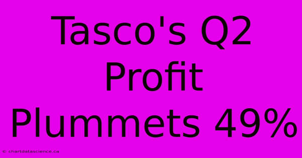 Tasco's Q2 Profit Plummets 49%