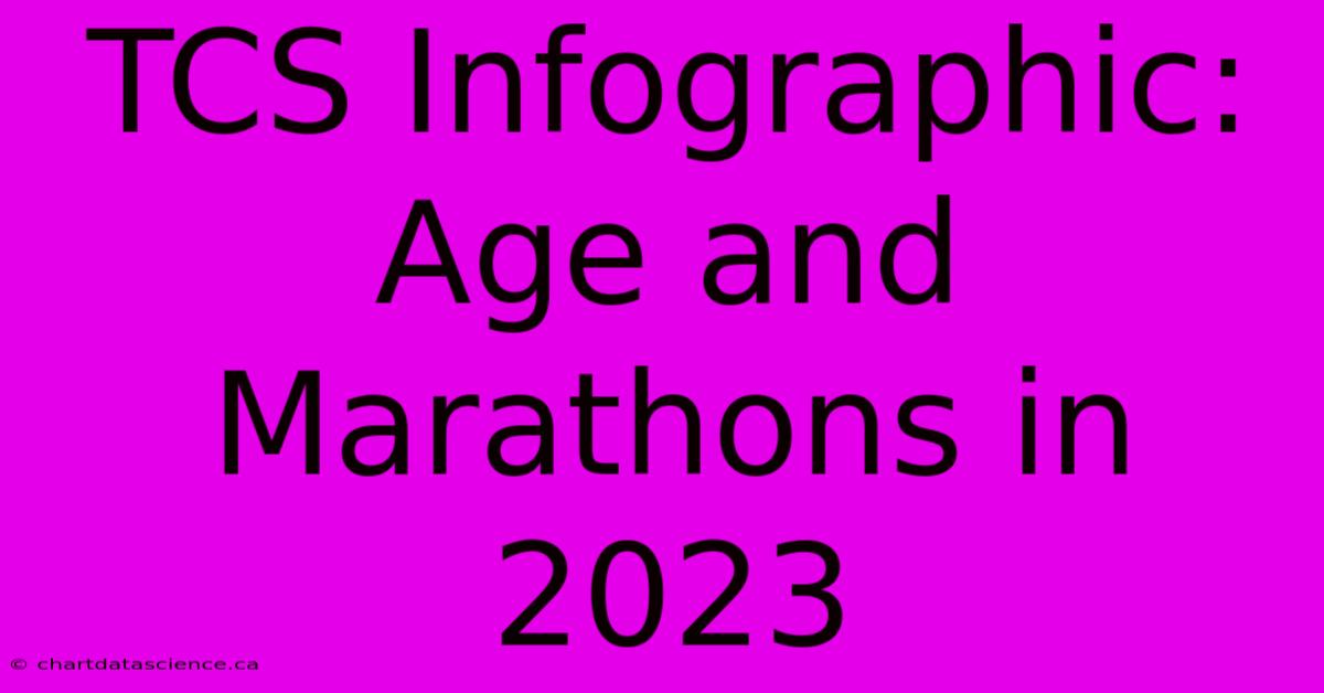 TCS Infographic: Age And Marathons In 2023