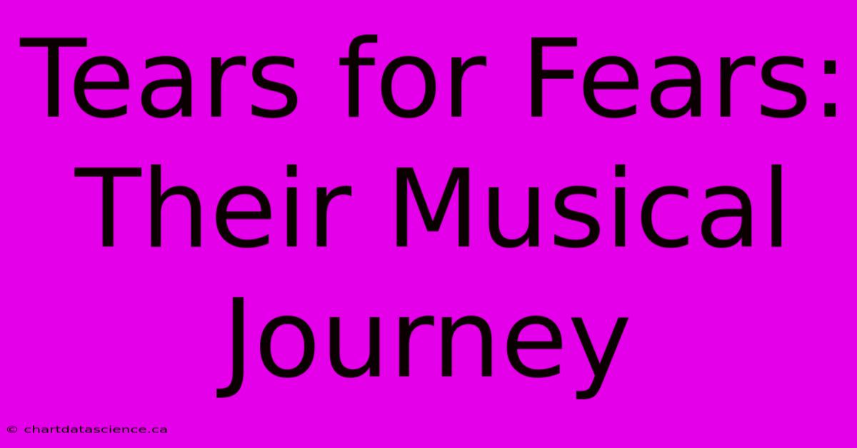 Tears For Fears: Their Musical Journey