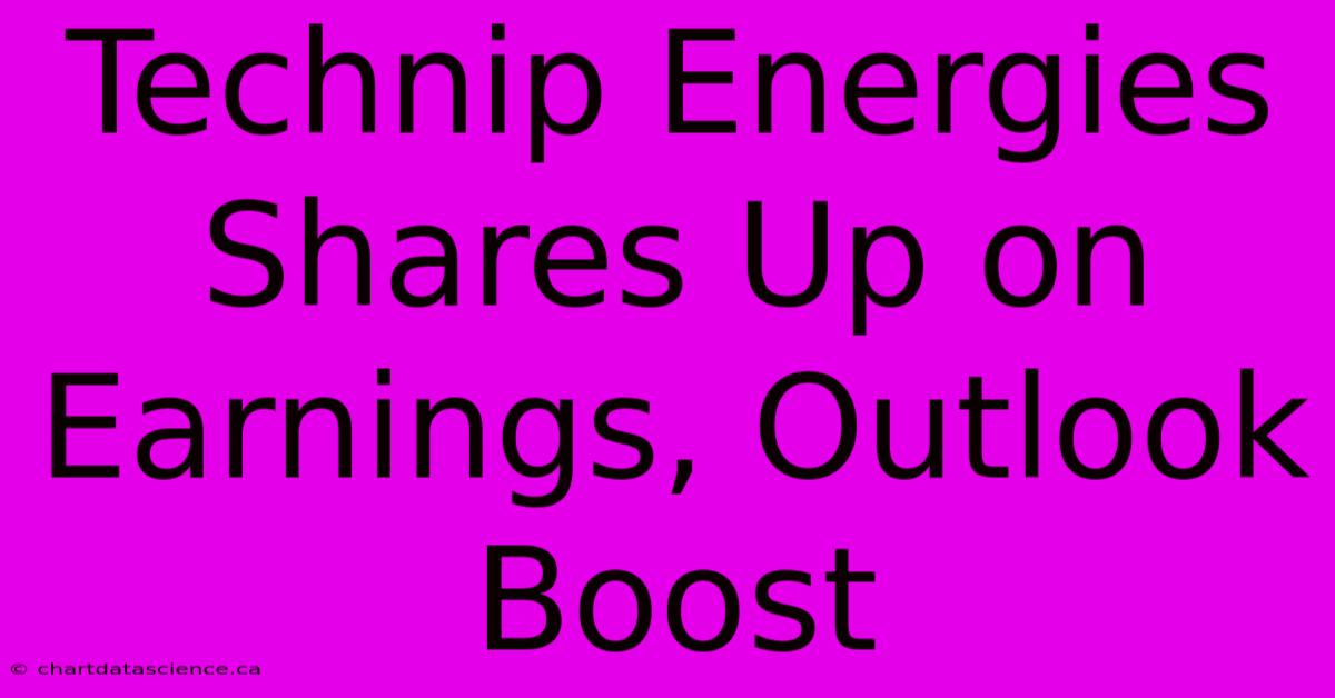 Technip Energies Shares Up On Earnings, Outlook Boost