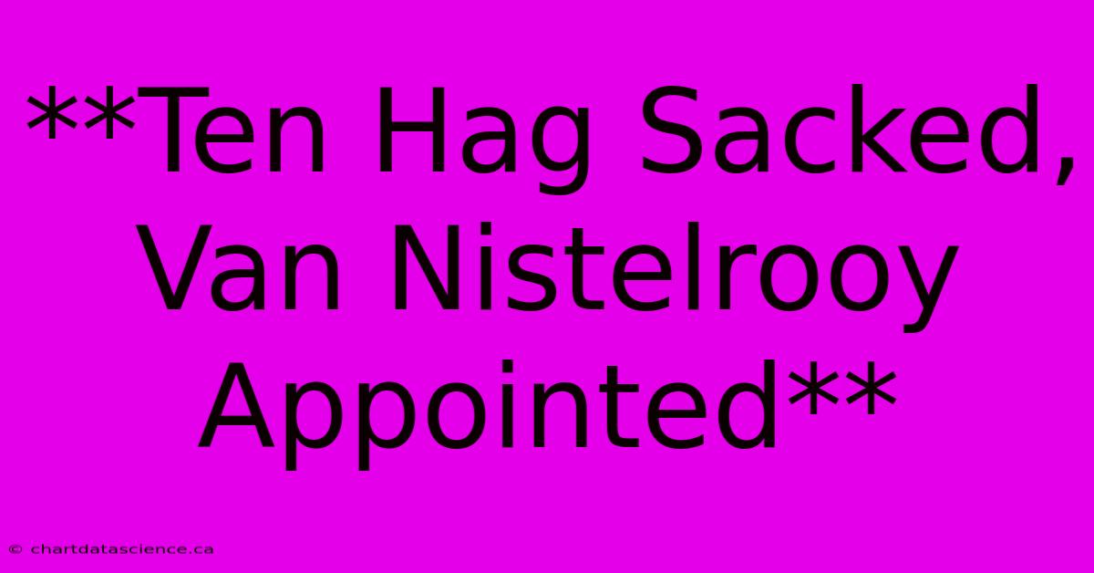 **Ten Hag Sacked, Van Nistelrooy Appointed**