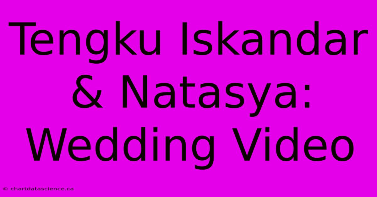 Tengku Iskandar & Natasya: Wedding Video