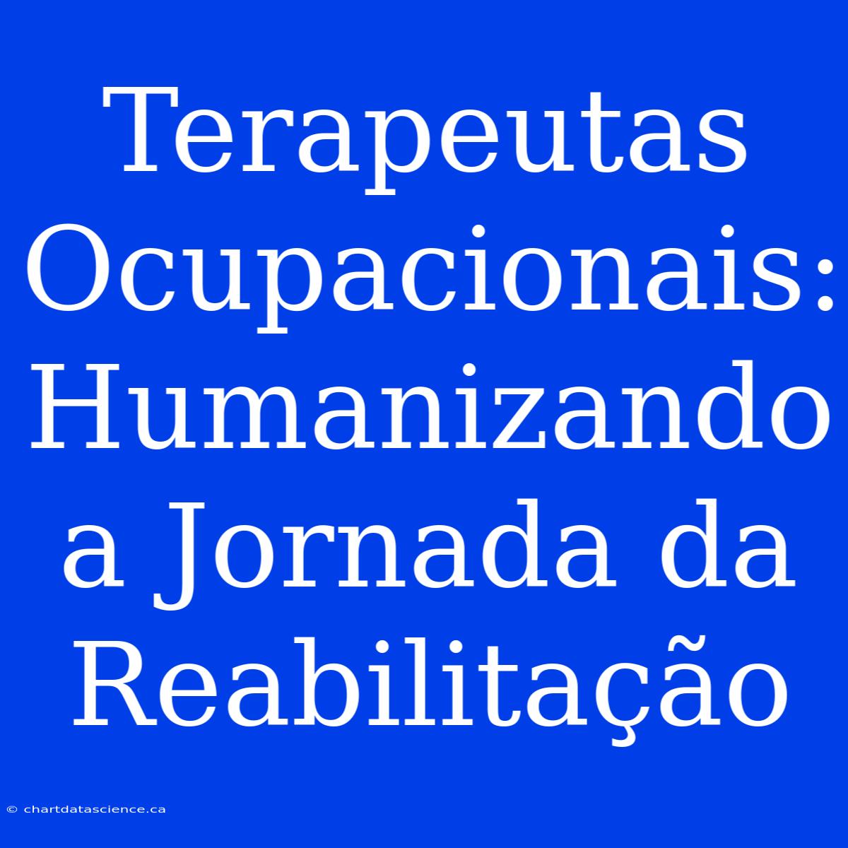 Terapeutas Ocupacionais: Humanizando A Jornada Da Reabilitação