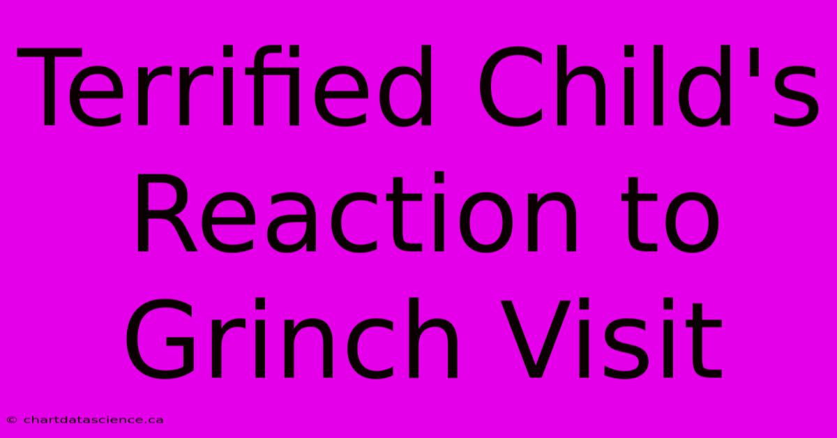 Terrified Child's Reaction To Grinch Visit