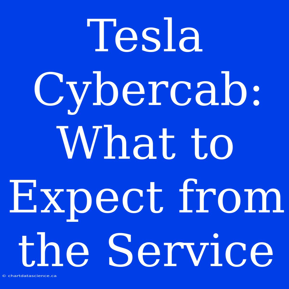 Tesla Cybercab:  What To Expect From The Service