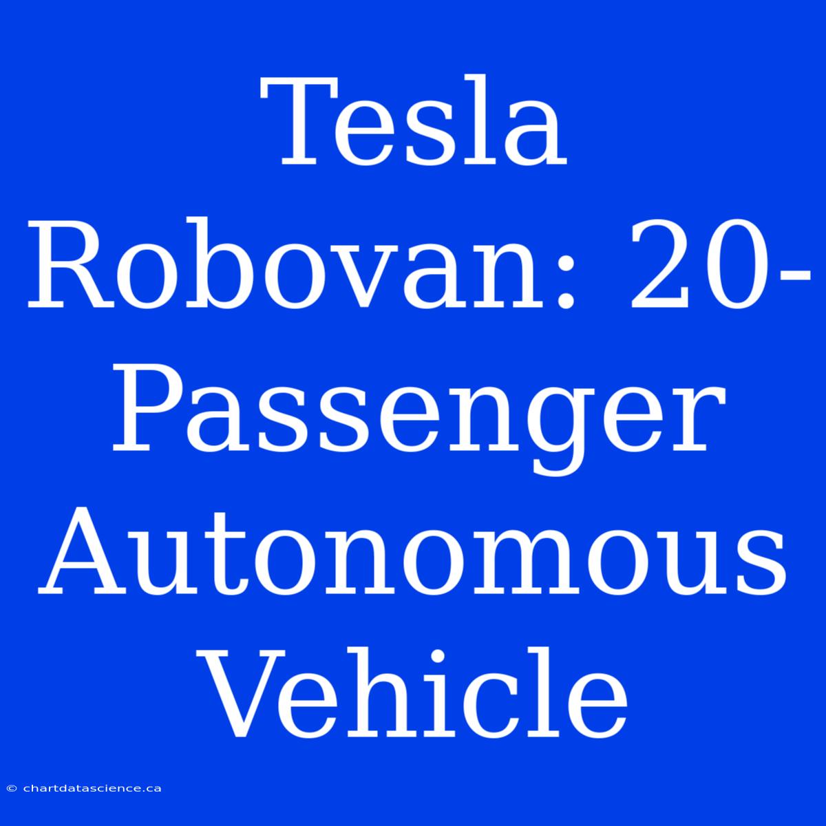 Tesla Robovan: 20-Passenger Autonomous Vehicle