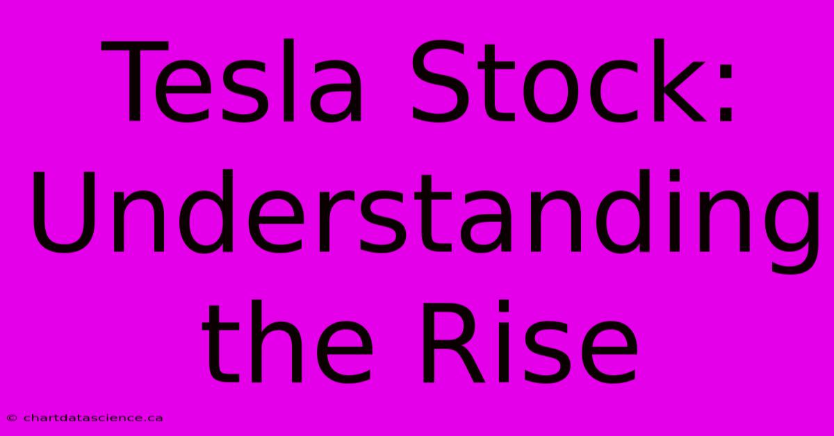 Tesla Stock: Understanding The Rise