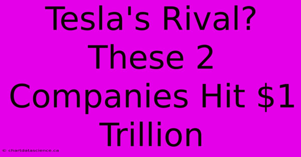 Tesla's Rival? These 2 Companies Hit $1 Trillion