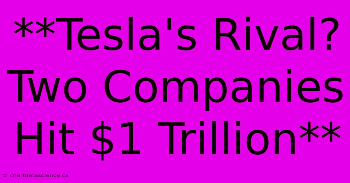 **Tesla's Rival? Two Companies Hit $1 Trillion**