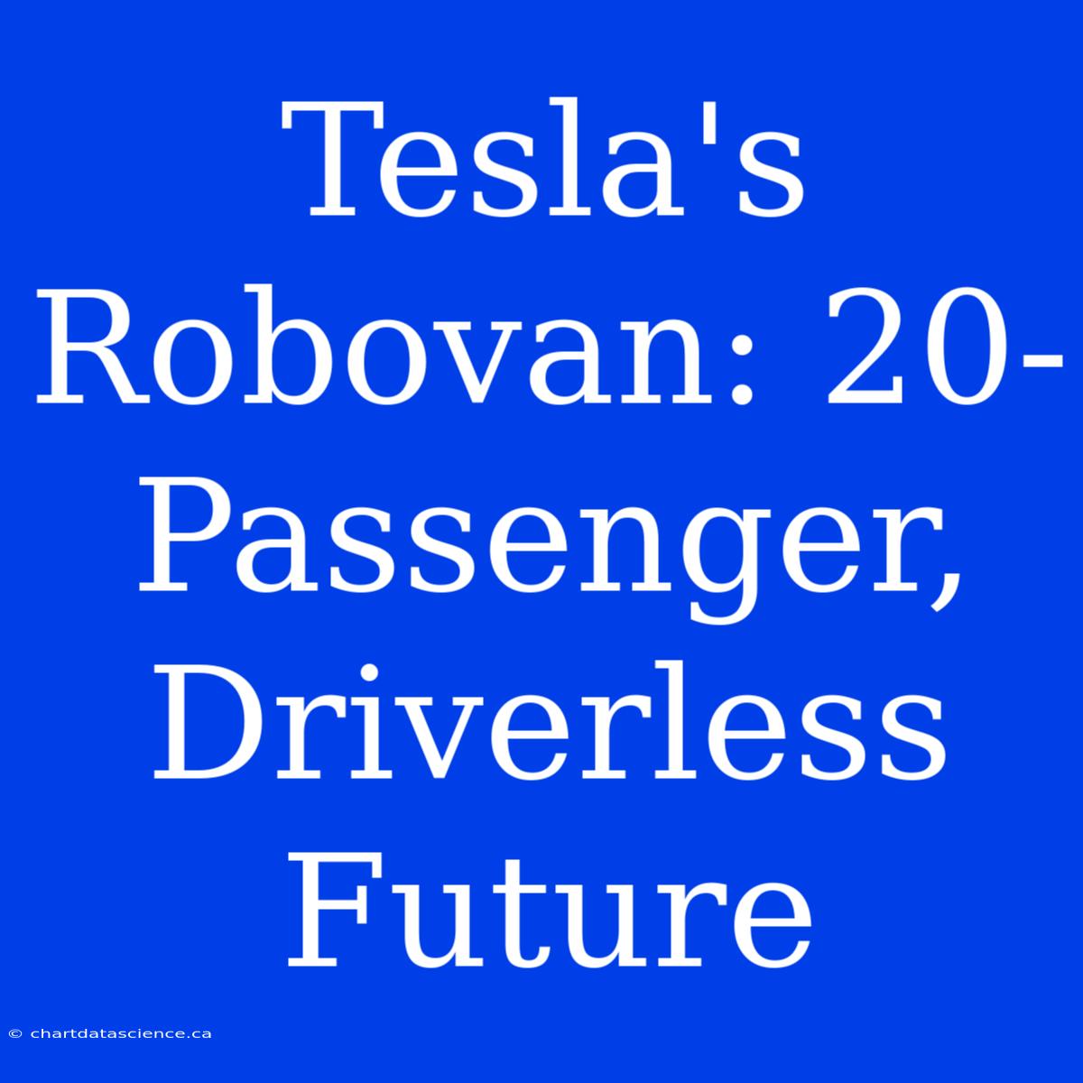 Tesla's Robovan: 20-Passenger, Driverless Future