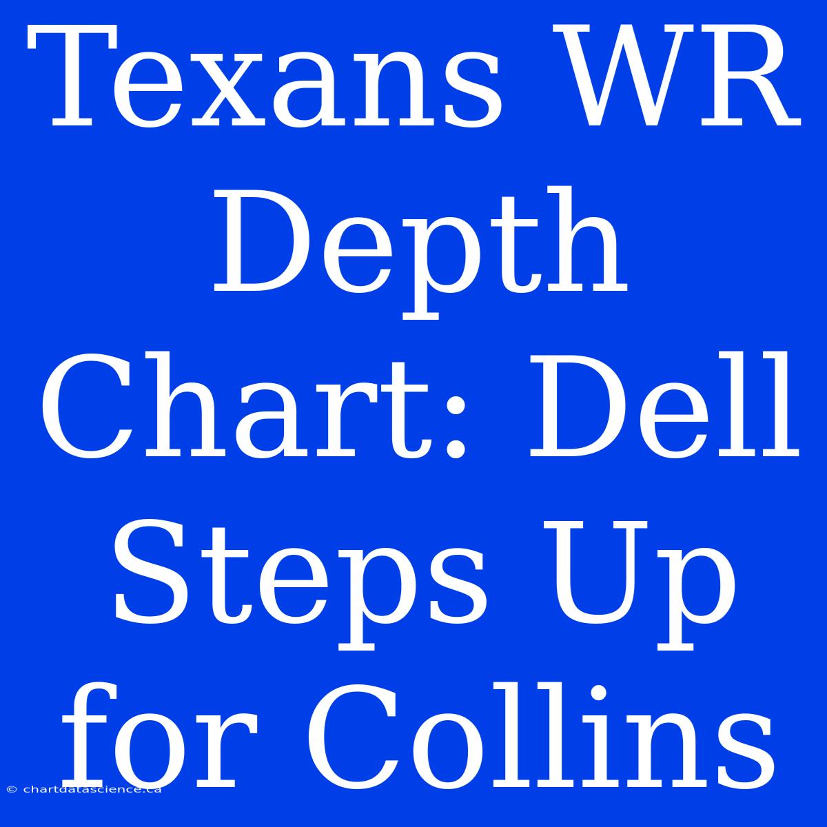 Texans WR Depth Chart: Dell Steps Up For Collins