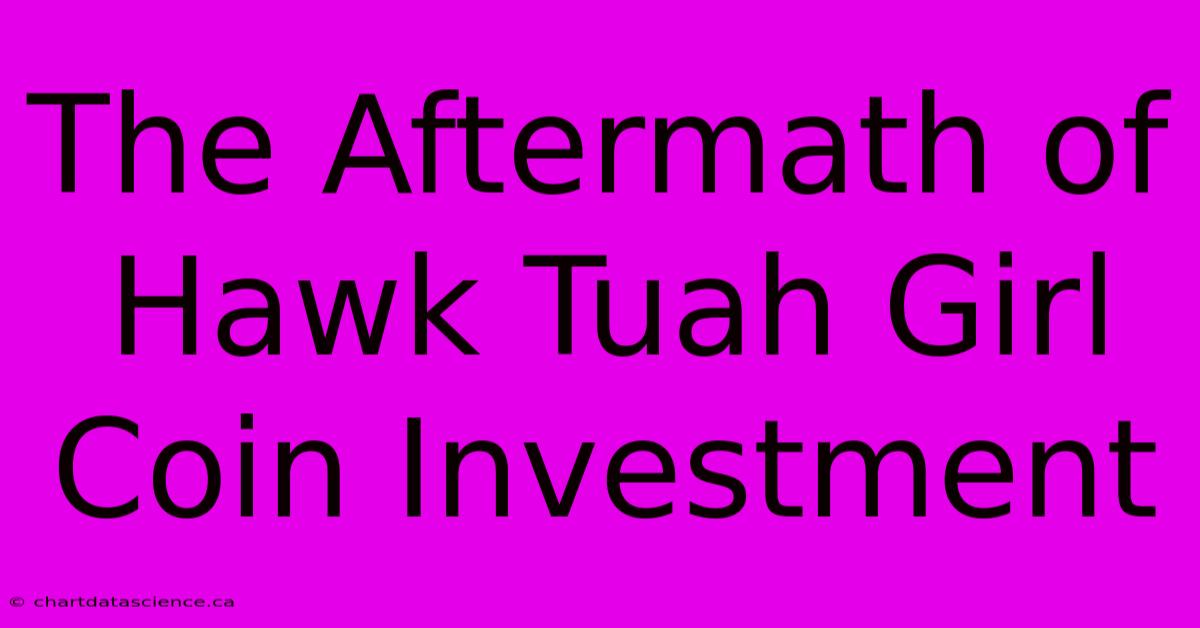 The Aftermath Of Hawk Tuah Girl Coin Investment