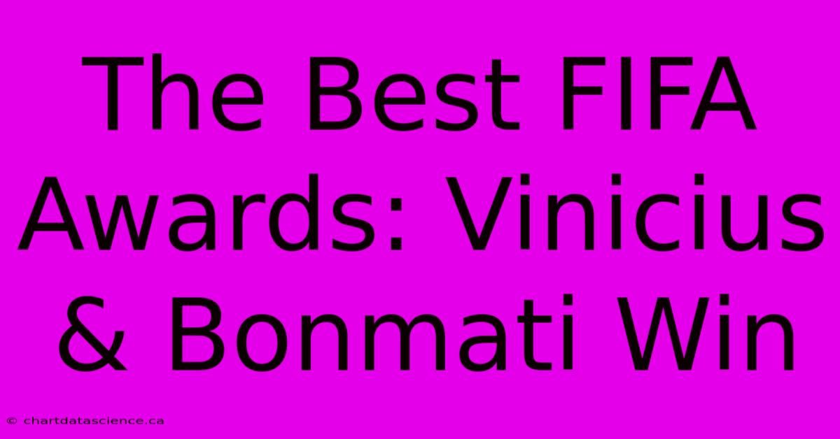 The Best FIFA Awards: Vinicius & Bonmati Win