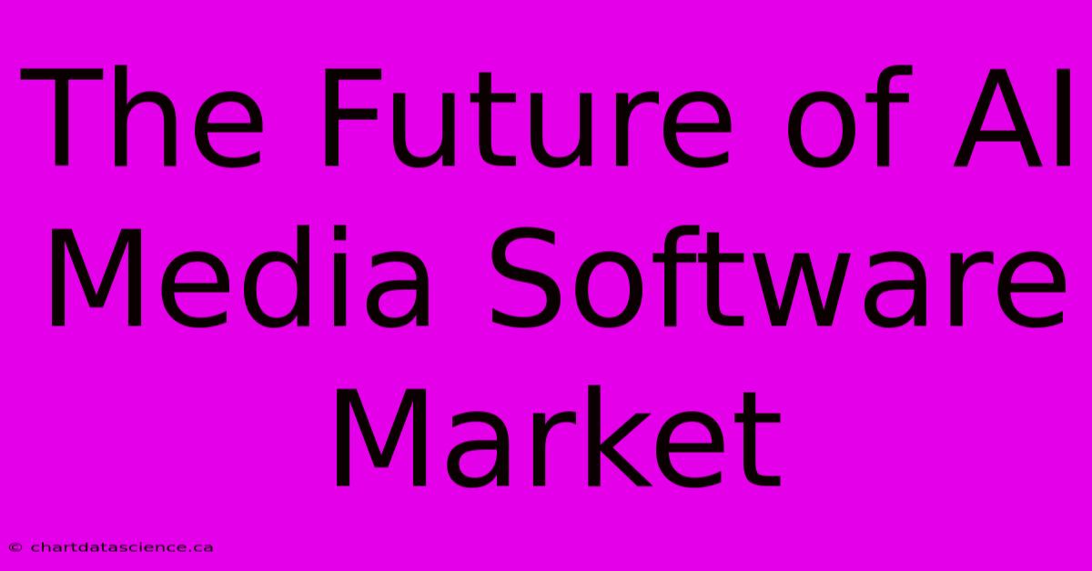 The Future Of AI Media Software Market