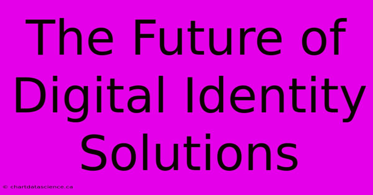 The Future Of Digital Identity Solutions