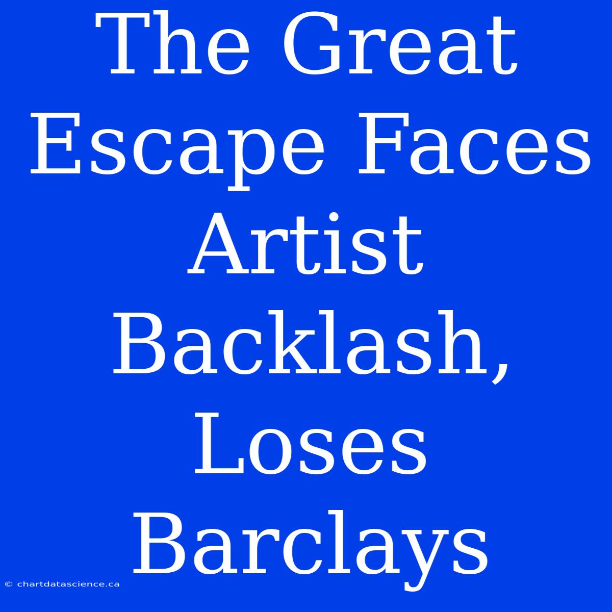 The Great Escape Faces Artist Backlash, Loses Barclays