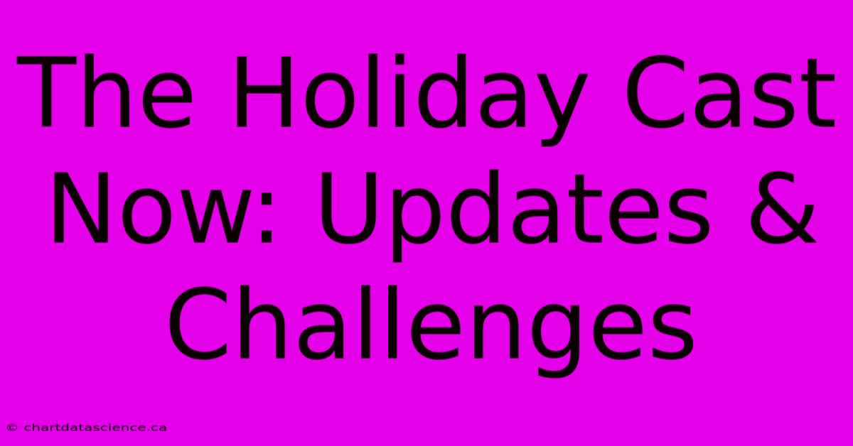 The Holiday Cast Now: Updates & Challenges