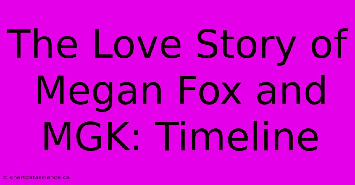 The Love Story Of Megan Fox And MGK: Timeline