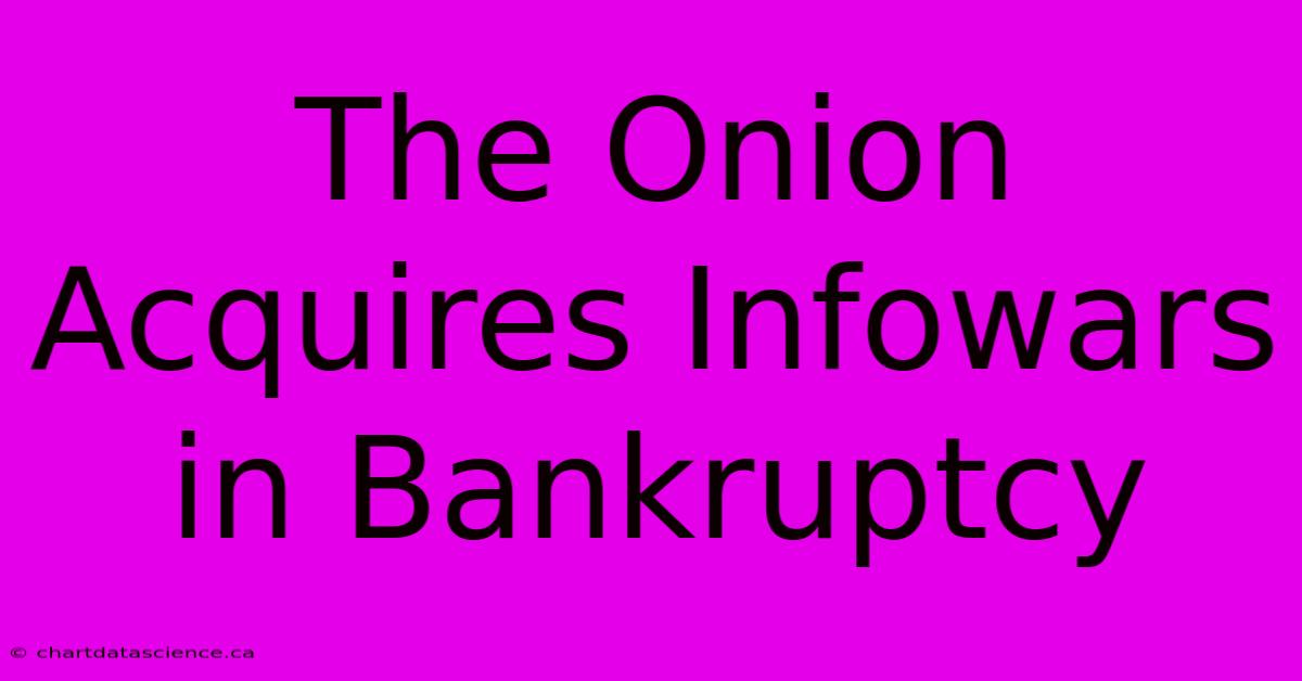 The Onion Acquires Infowars In Bankruptcy